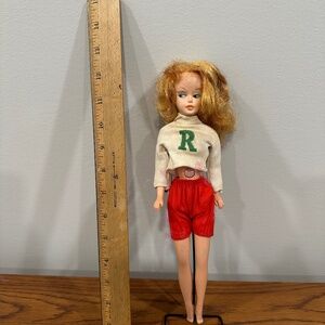 Vintage 1960s Tressy Doll With Adjustable Hair Length and Accessories